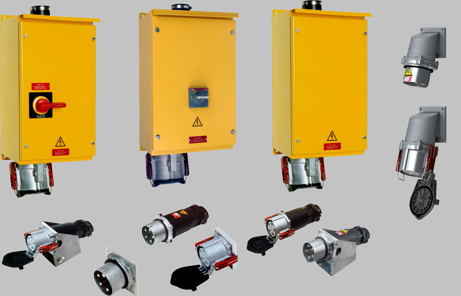High Amperage Industrial Sockets & Connectors